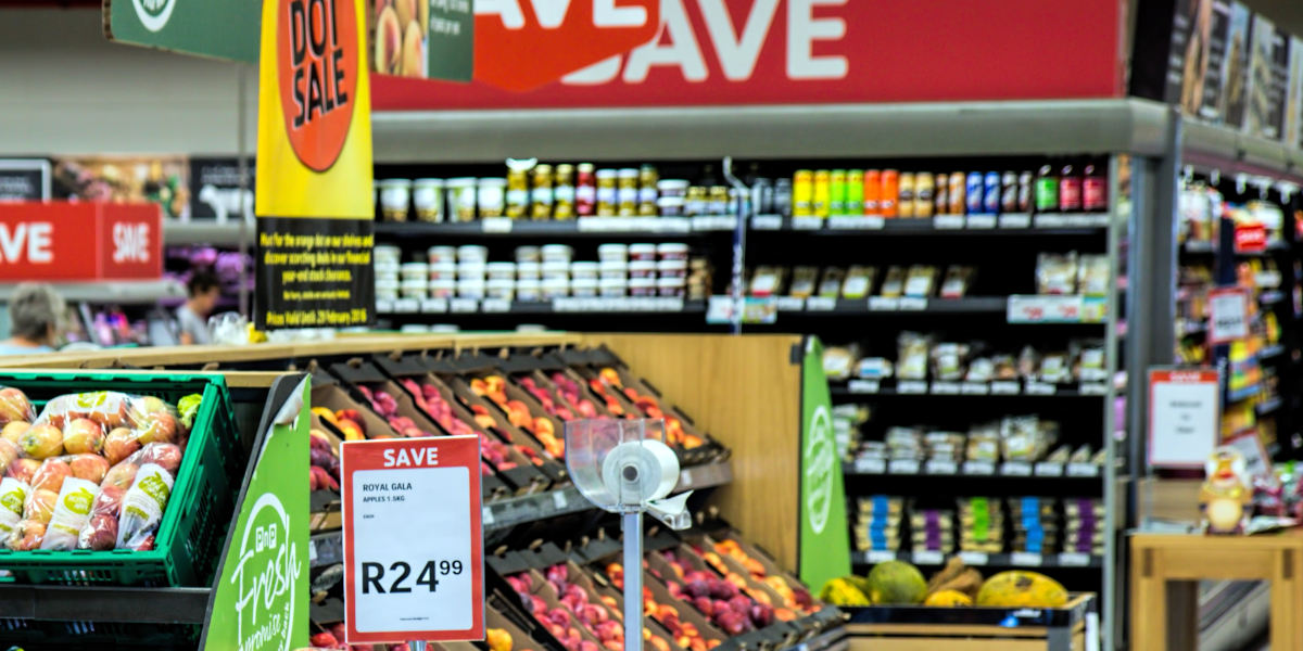 Grocery store shelves 2